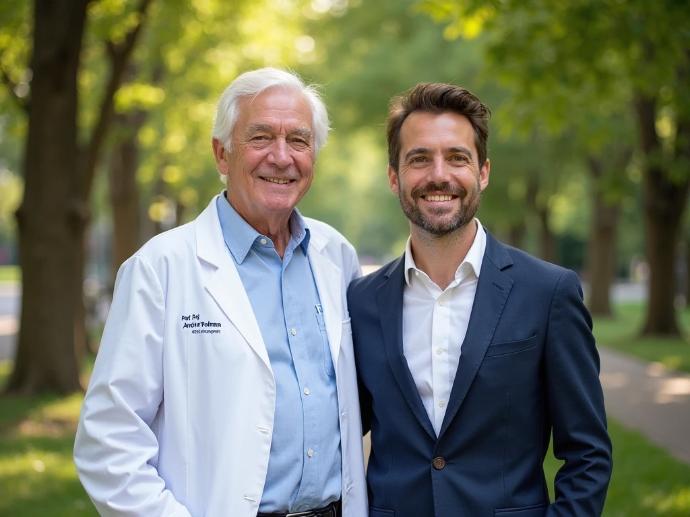 Prof. PhD. Andre Pulman und Johannes Isendorf